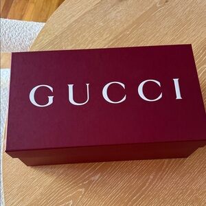 Gucci Deep Red Logo Gift Box